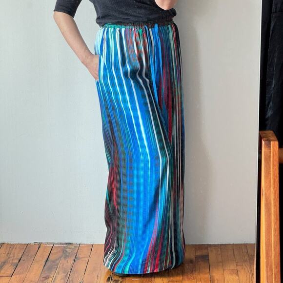 Plenty by Tracy Reese Multicolor Striped Wide Leg Pants - Picture 2 of 7